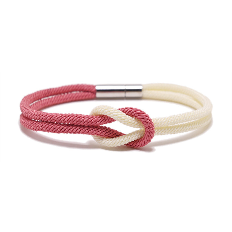 Zhang Support Color Truelove Knot Milan Rope Carrying Strap Bracelet