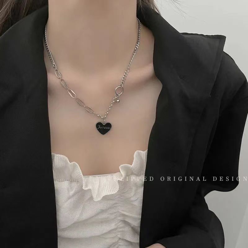 Women's Super Fairy Sweet Cool Water Drop For Light Luxury Minority Necklace