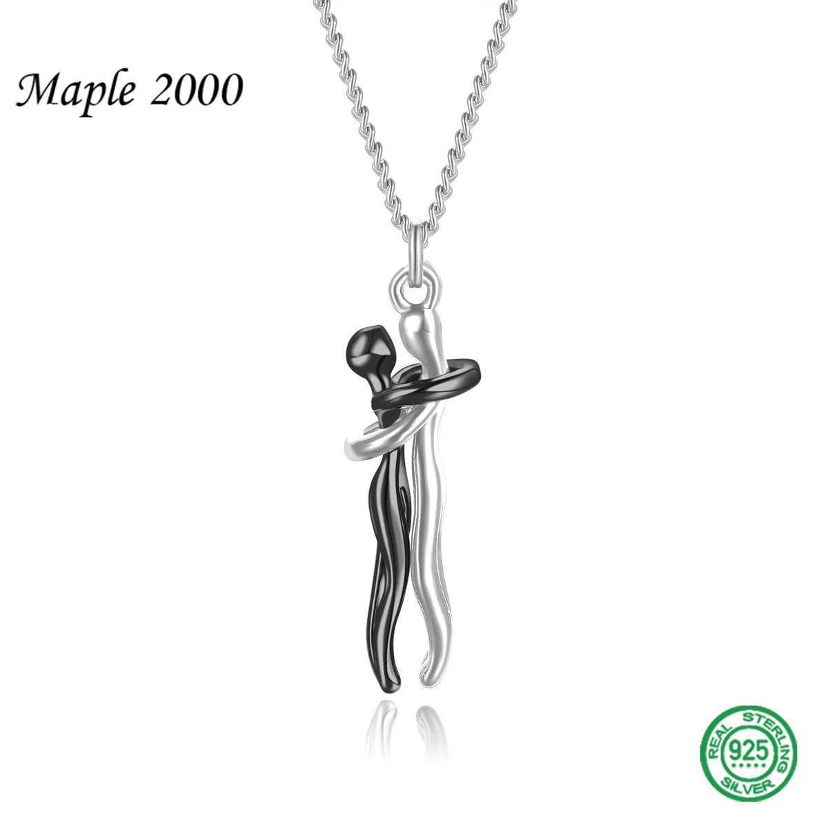 Jewelry Couple Female Personality Hug Gold Necklaces