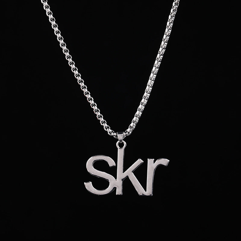 Women's & Men's Steel Hip Hop Fashion Catwalk Sweater Necklaces