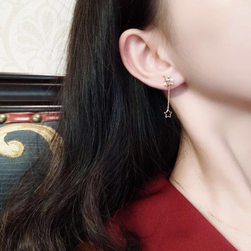 Surrounding Sterling Sier Wizard Branch The Sorcerer's Stone Clavicle Necklaces