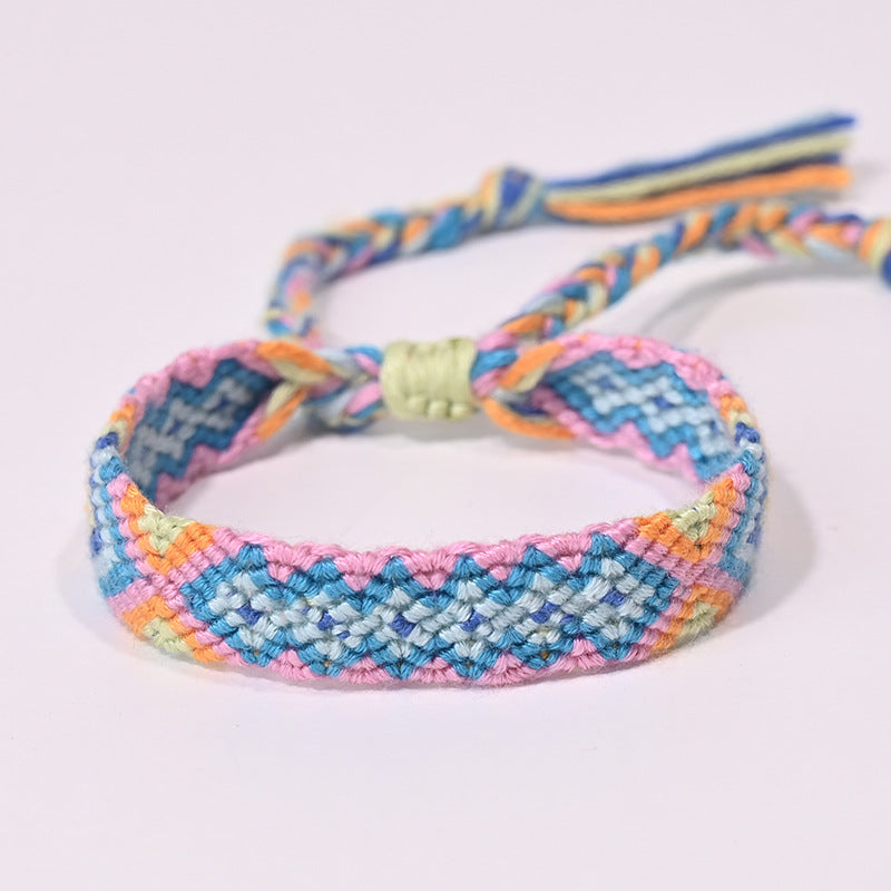 Stepped Into Nepal Ethnic Style Hand-knitted Bracelets