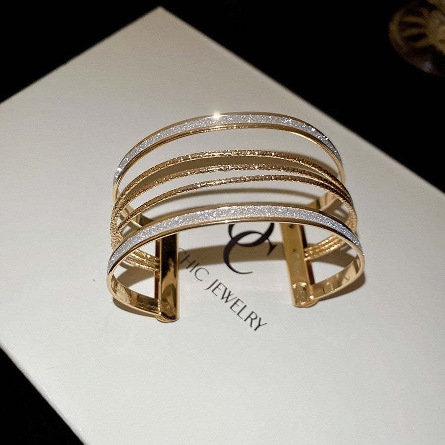 Acrylic Glossy Blooming Korean Style Simple Light Luxury Bracelet