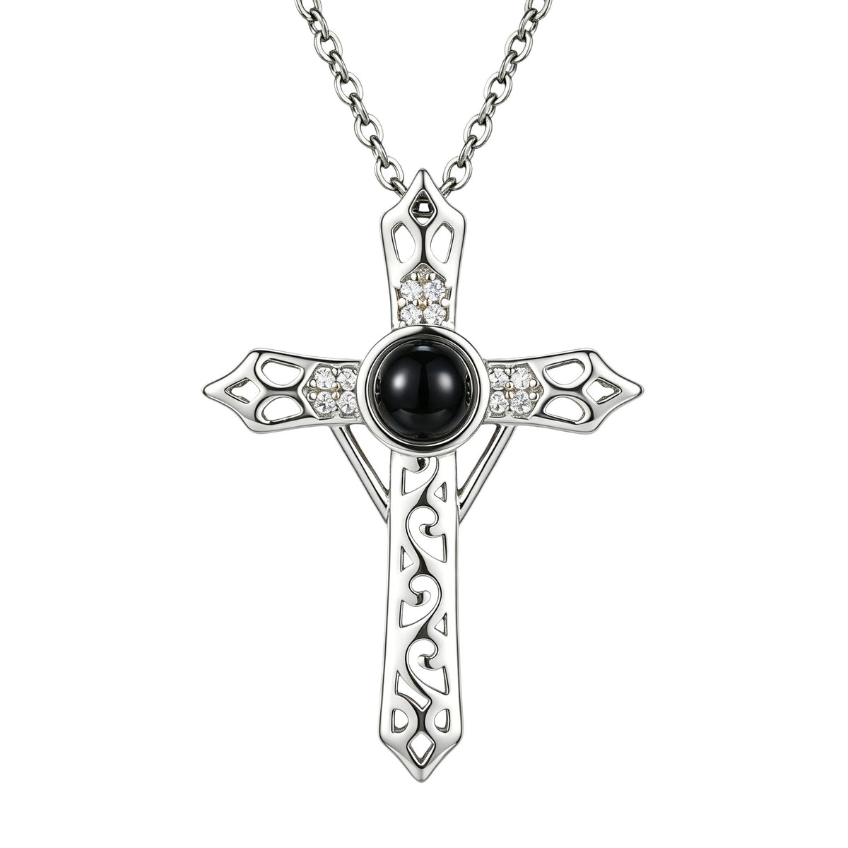 Projection Customizable Family Clavicle Chain Commemorative Necklace
