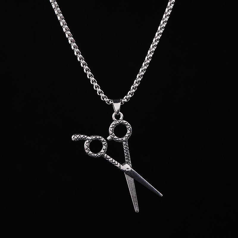 Women's & Men's Steel Hip Hop Fashion Catwalk Sweater Necklaces