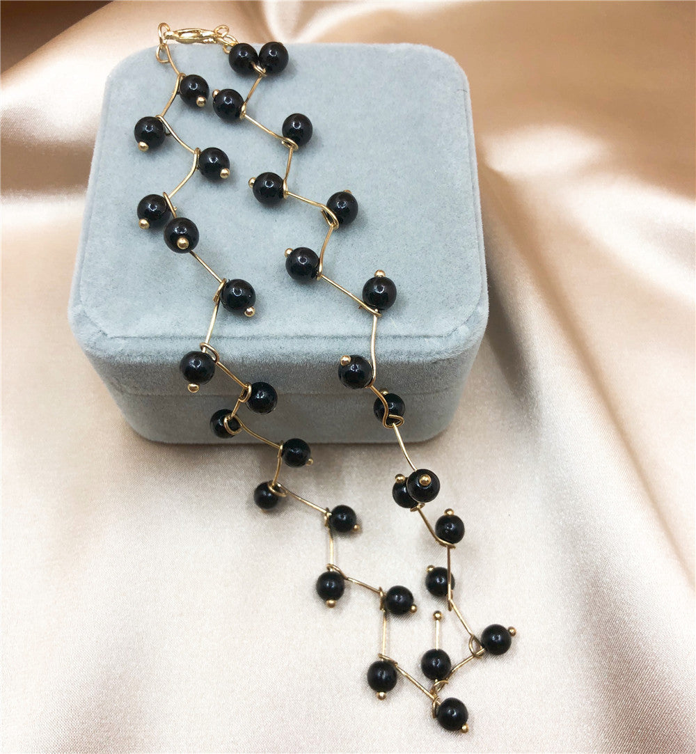 Women's Pearl Neck Band Simple Necklet Neckband Korean Necklaces
