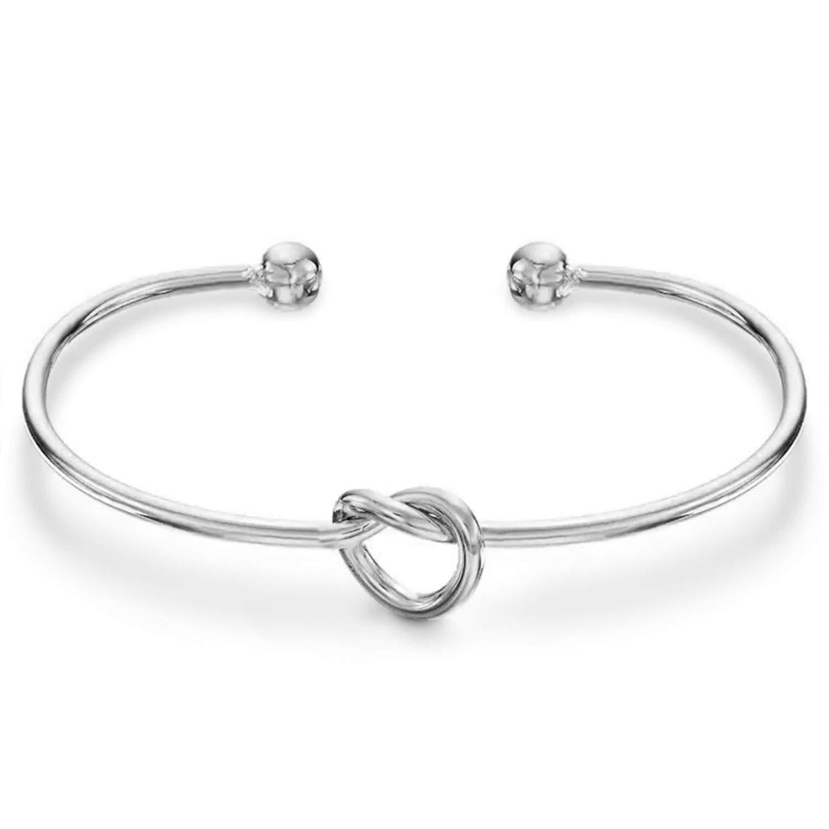 Simple Heart Cross Open Mouth Rose Gold Bracelet