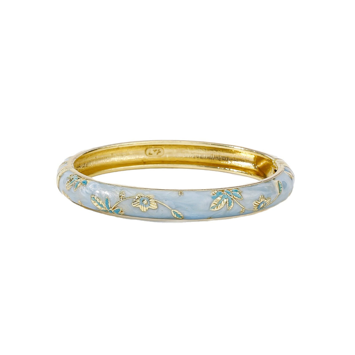 Old Zinc Alloy Imperial Palace Tourist Souvenir Enamel Bracelets