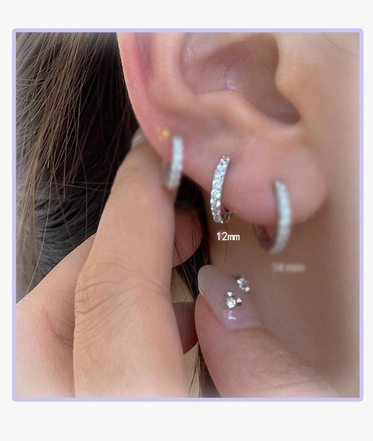 With Fashion Personality Graceful Ear Clip Fresh Earrings