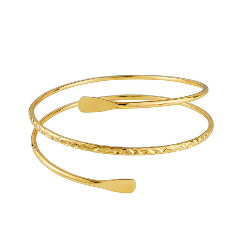 Geometric Metal Armband Exaggerated Personalized Leaf Bracelet