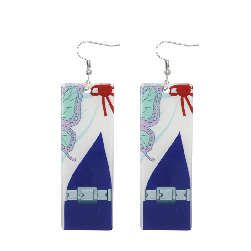 Anime Peripheral No Stove Door Ear Clip Rings