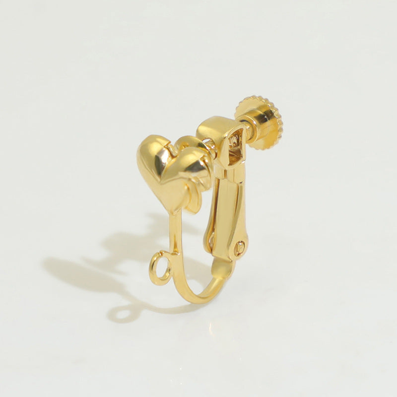 Screw Without Piercing Adjustable Spiral Hair Pin Ear Clip