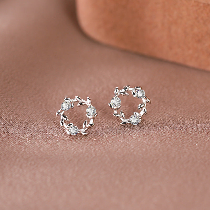 Women's Sterling Sier Garland For Design Style Small Ear Before Earrings