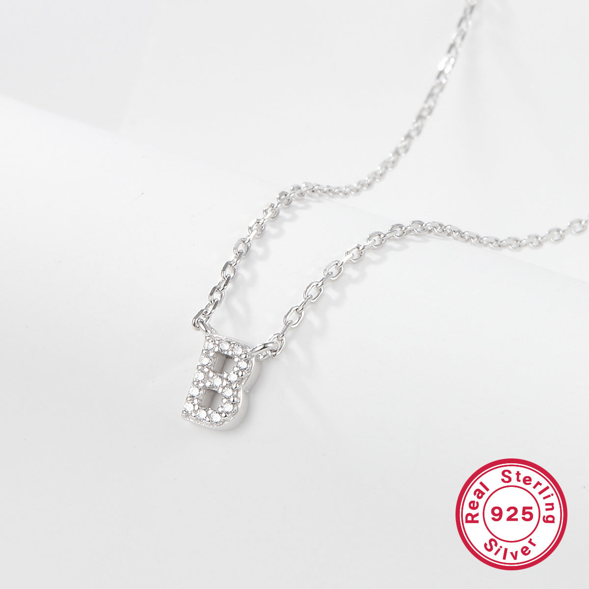 Women's Sier Minority Simple Clavicle Chain Beaded Necklaces
