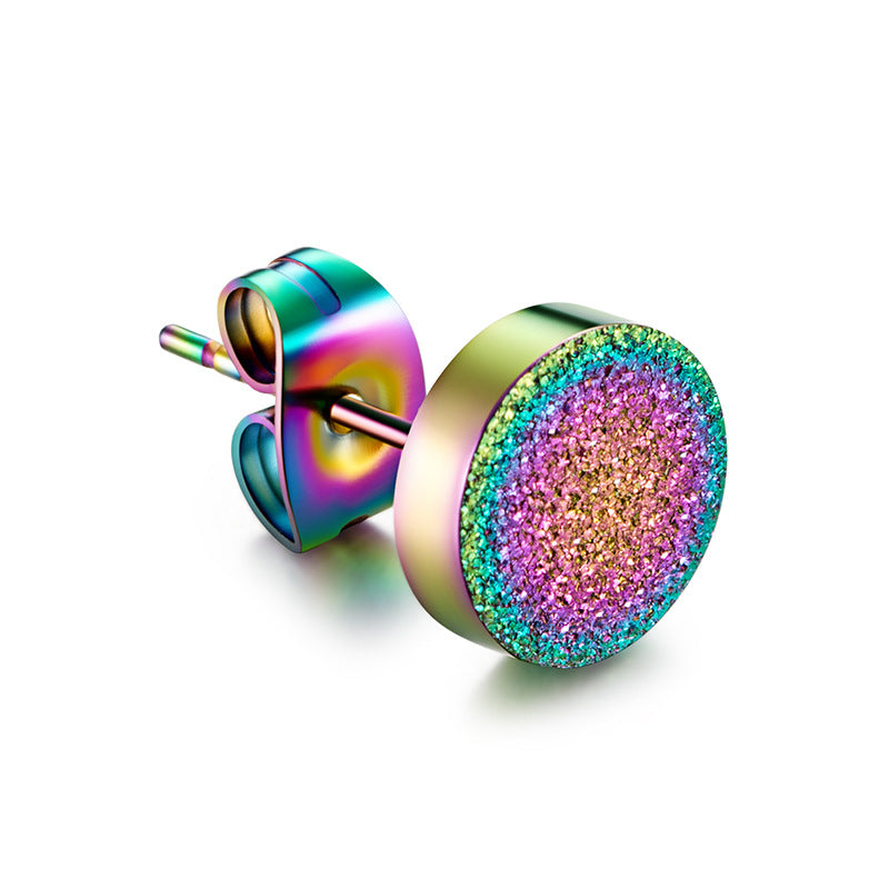 Women's & Men's Style Titanium Steel Pearl Sand For Design High-grade Rings