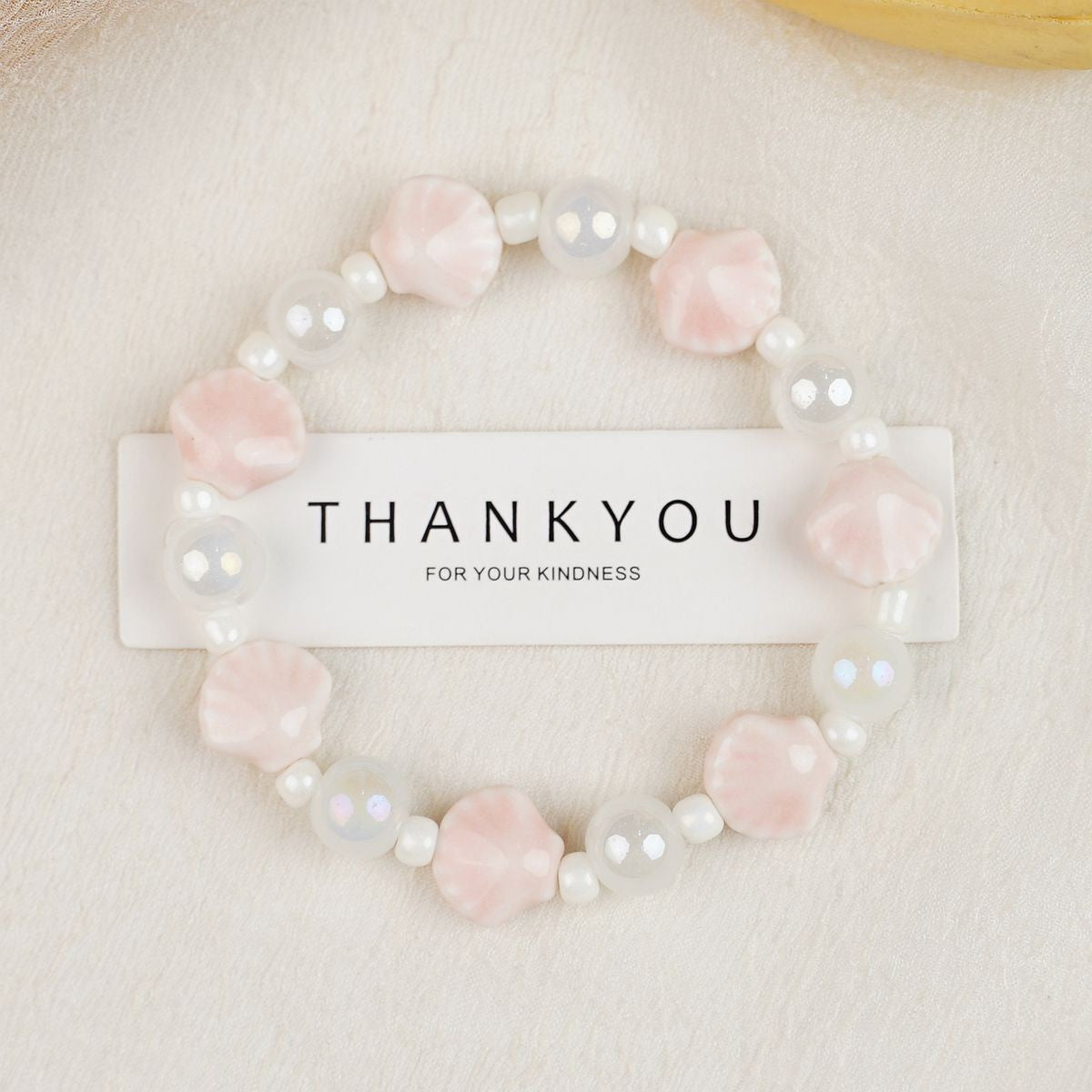 Ceramic Painted Pottery Beads Female Literary Bracelet