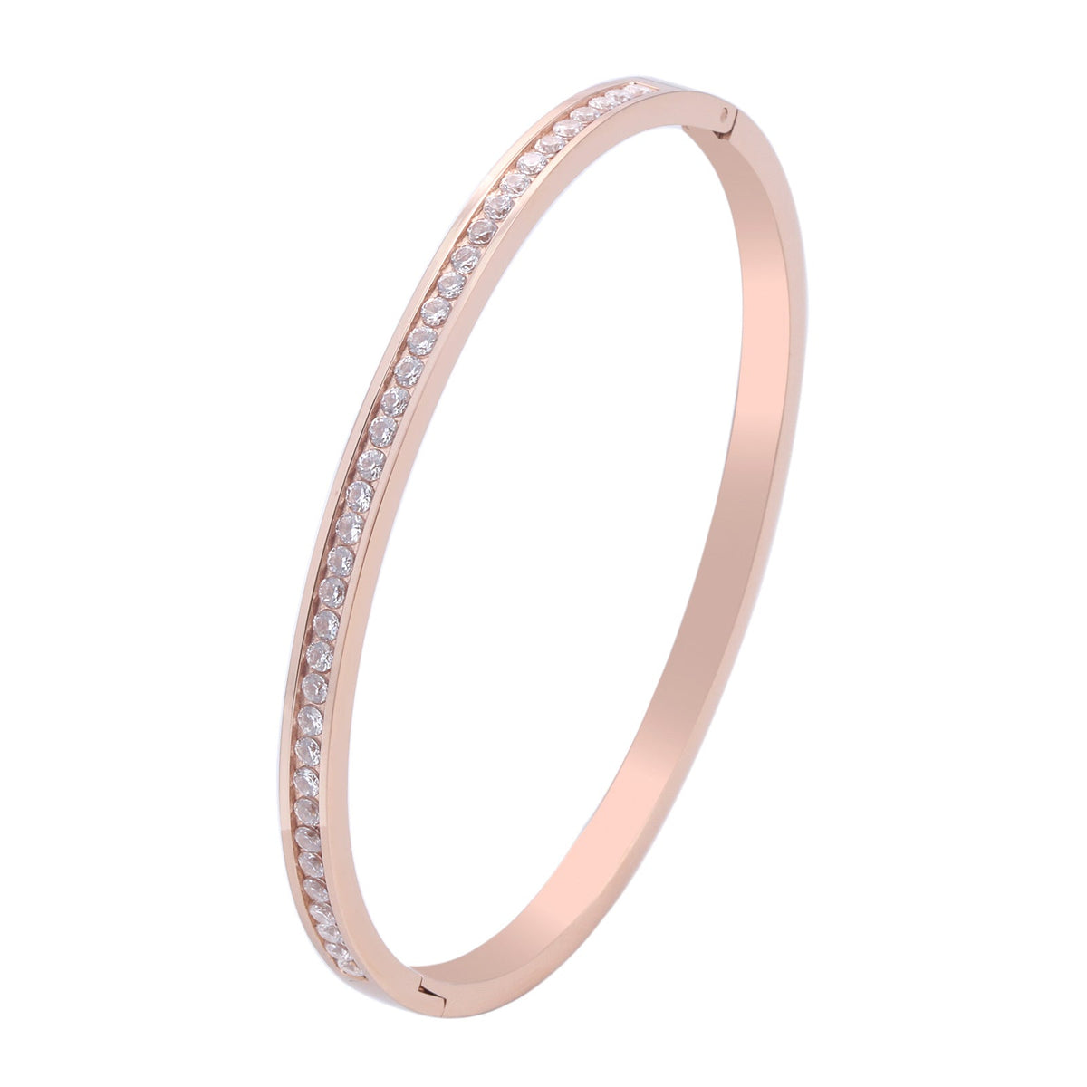 Square Diamond Titanium Steel Female Fashion Bracelet
