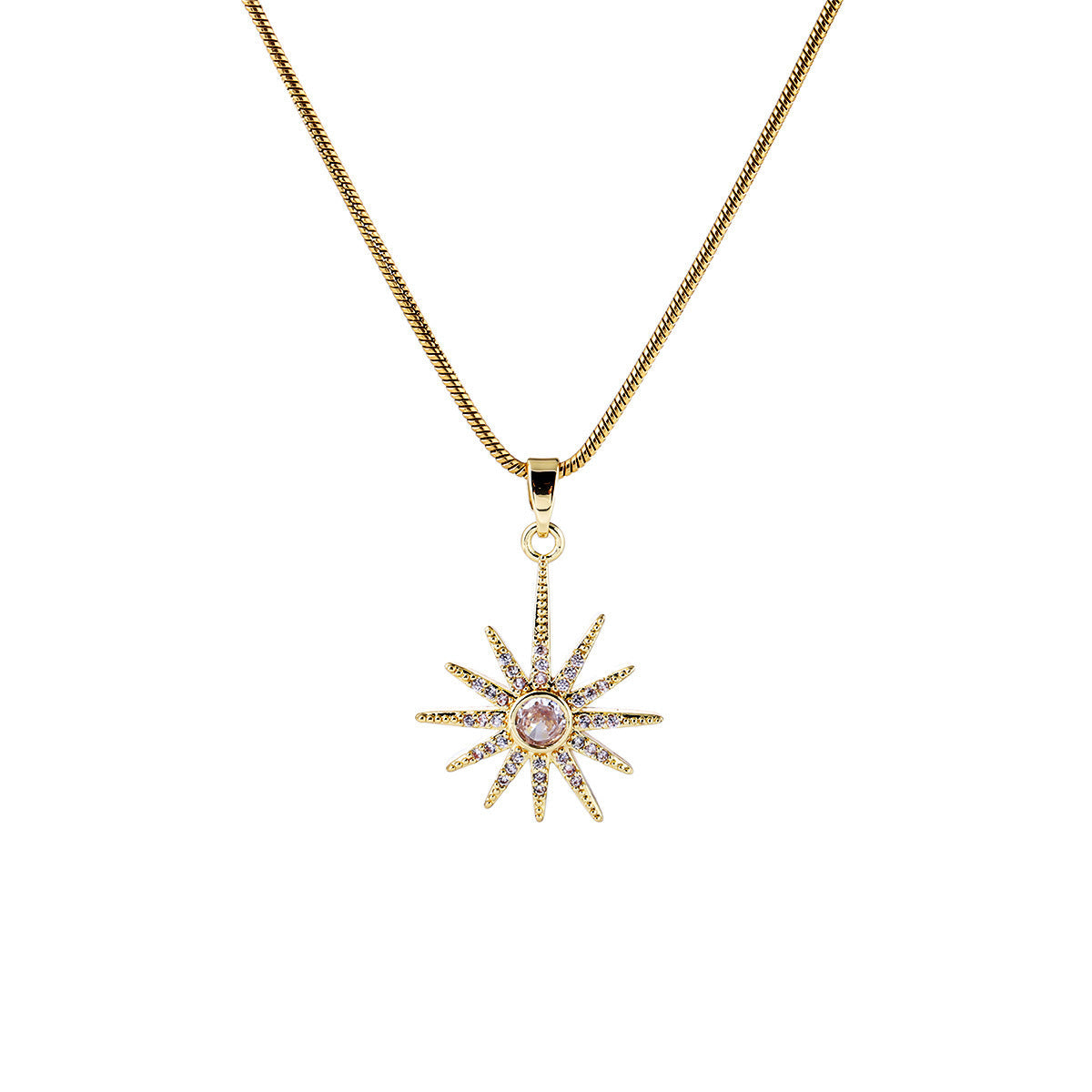 Full Diamond Niche Fashion Temperament Clavicle Chain Light Luxury Necklace