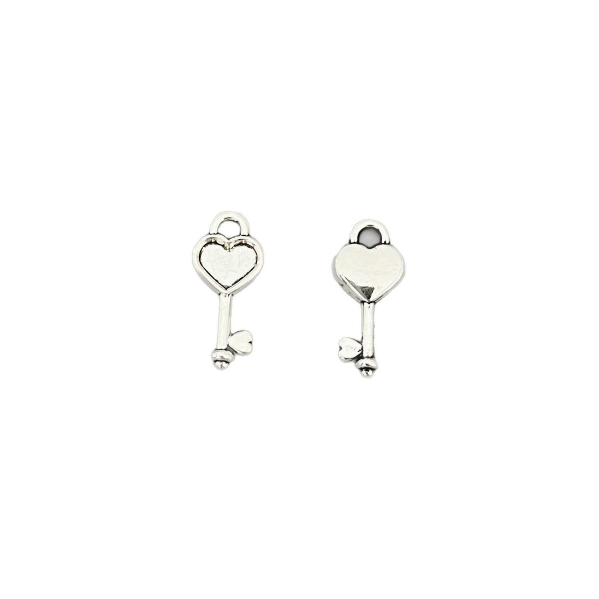 Alloy Mini Love Key Mobile Phone Pendant