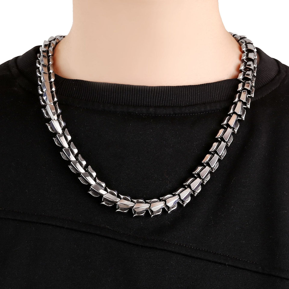 Men's Steel Power Style Personalized Punk Necklaces