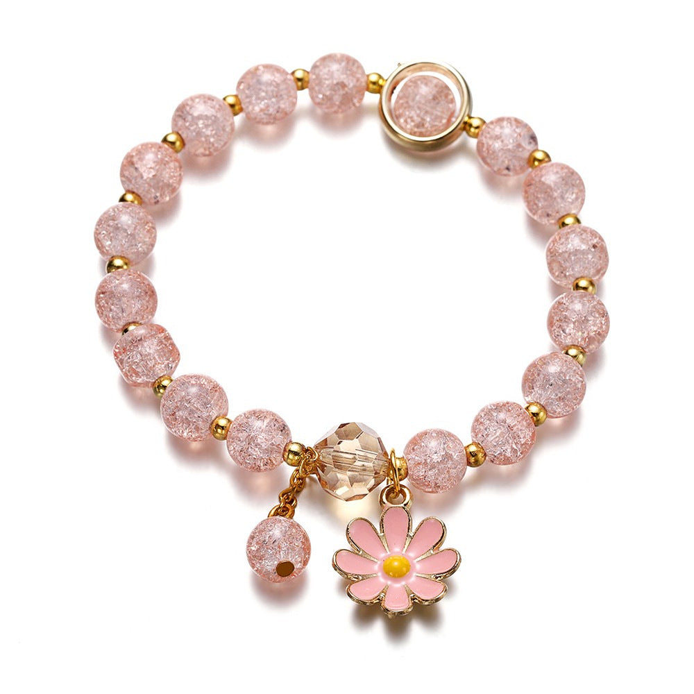 Women's Little Daisy Hot Flower High-grade Crystal Bracelet