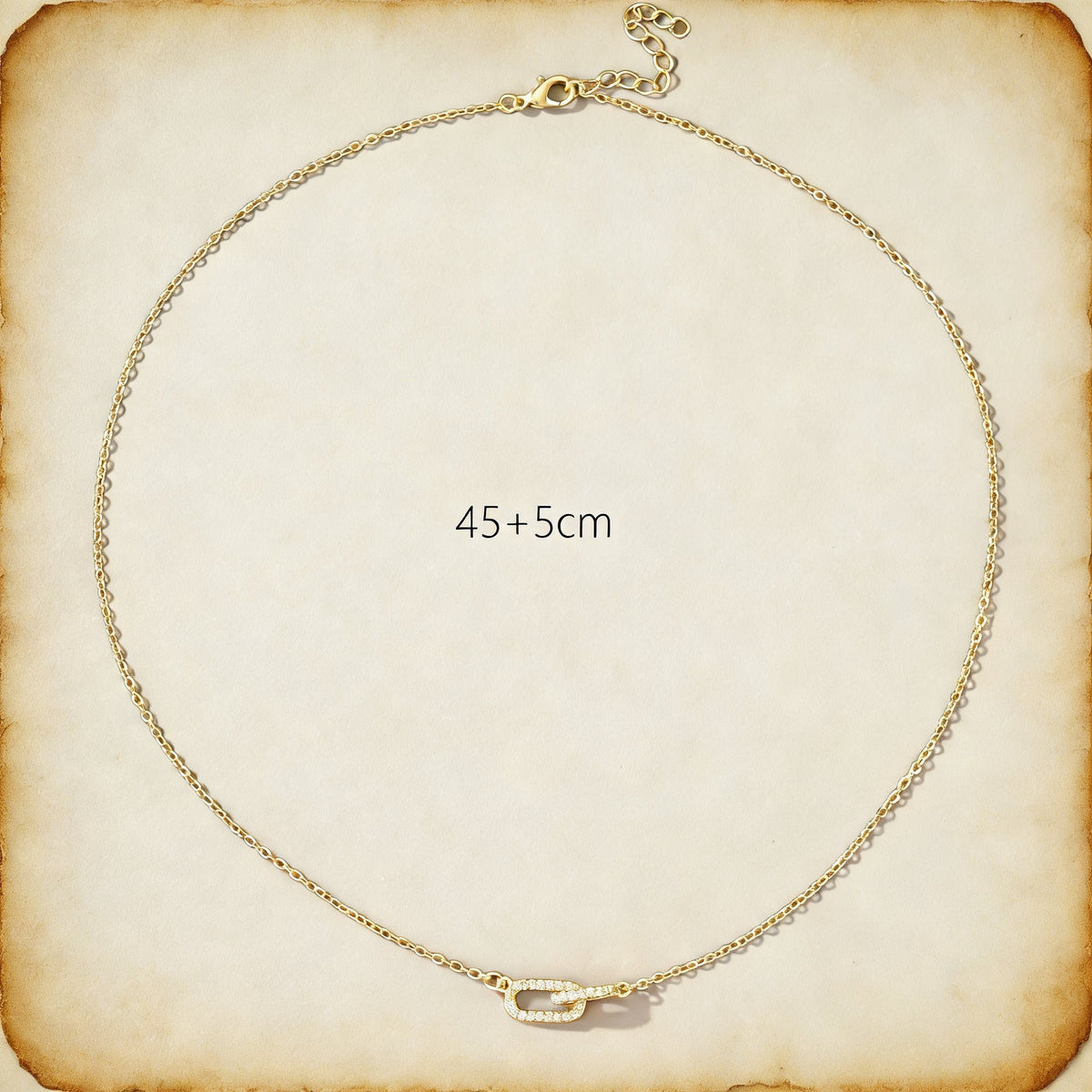Double Full Diamond Light Luxury High-grade Zircon Clavicle Necklaces