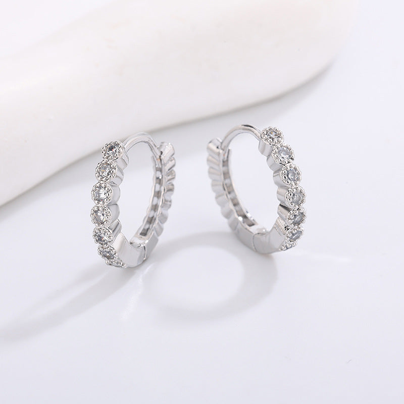 Women's High-grade Night Market Style Graceful Ear Clips Rings