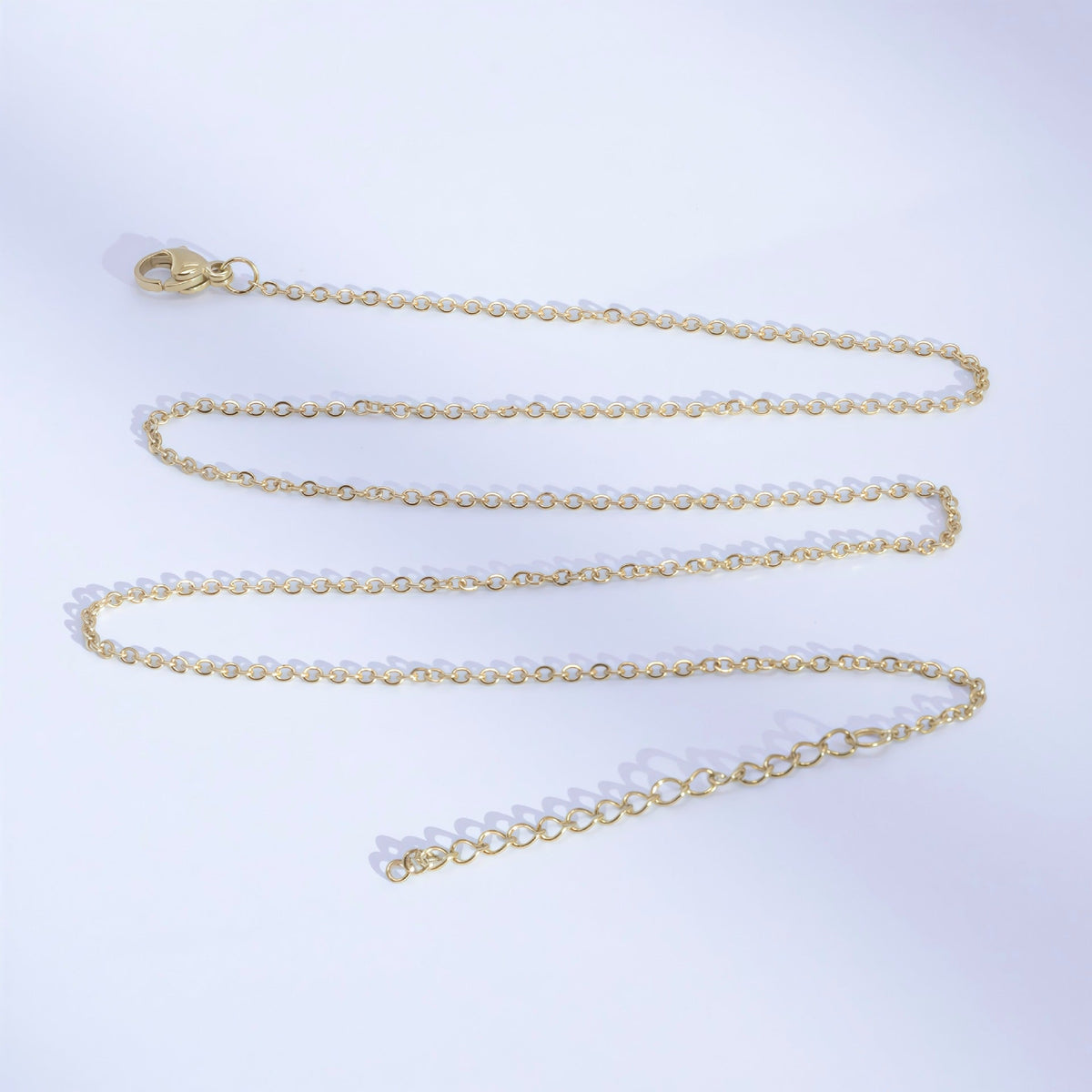 Korean Style Simple Cross Chain Clavicle Unisex Vacuum Necklaces