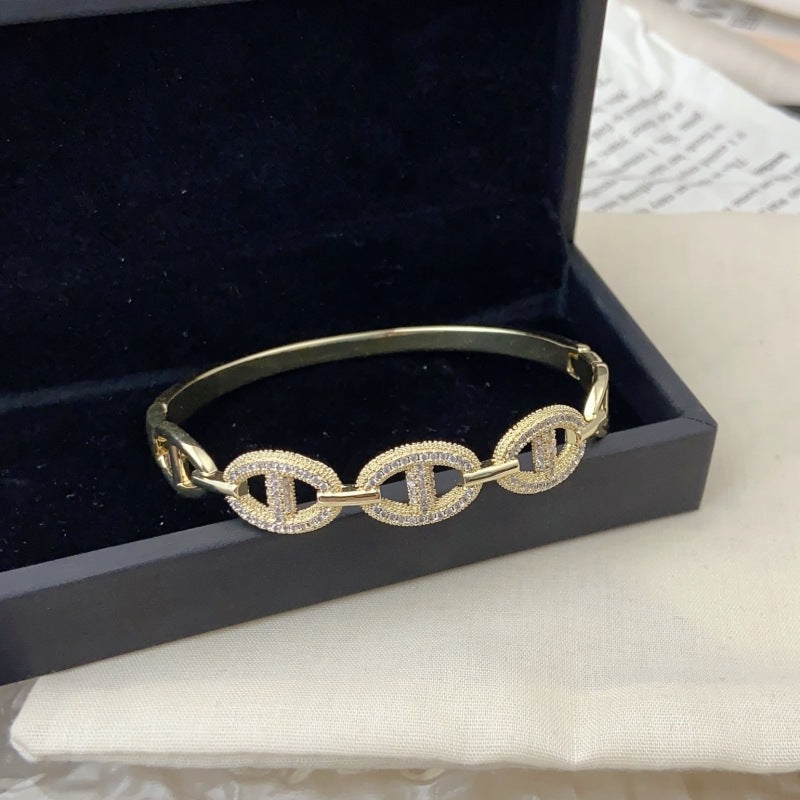 Women's Luxury Minority Open Design Adjustable Small Waist Bracelets