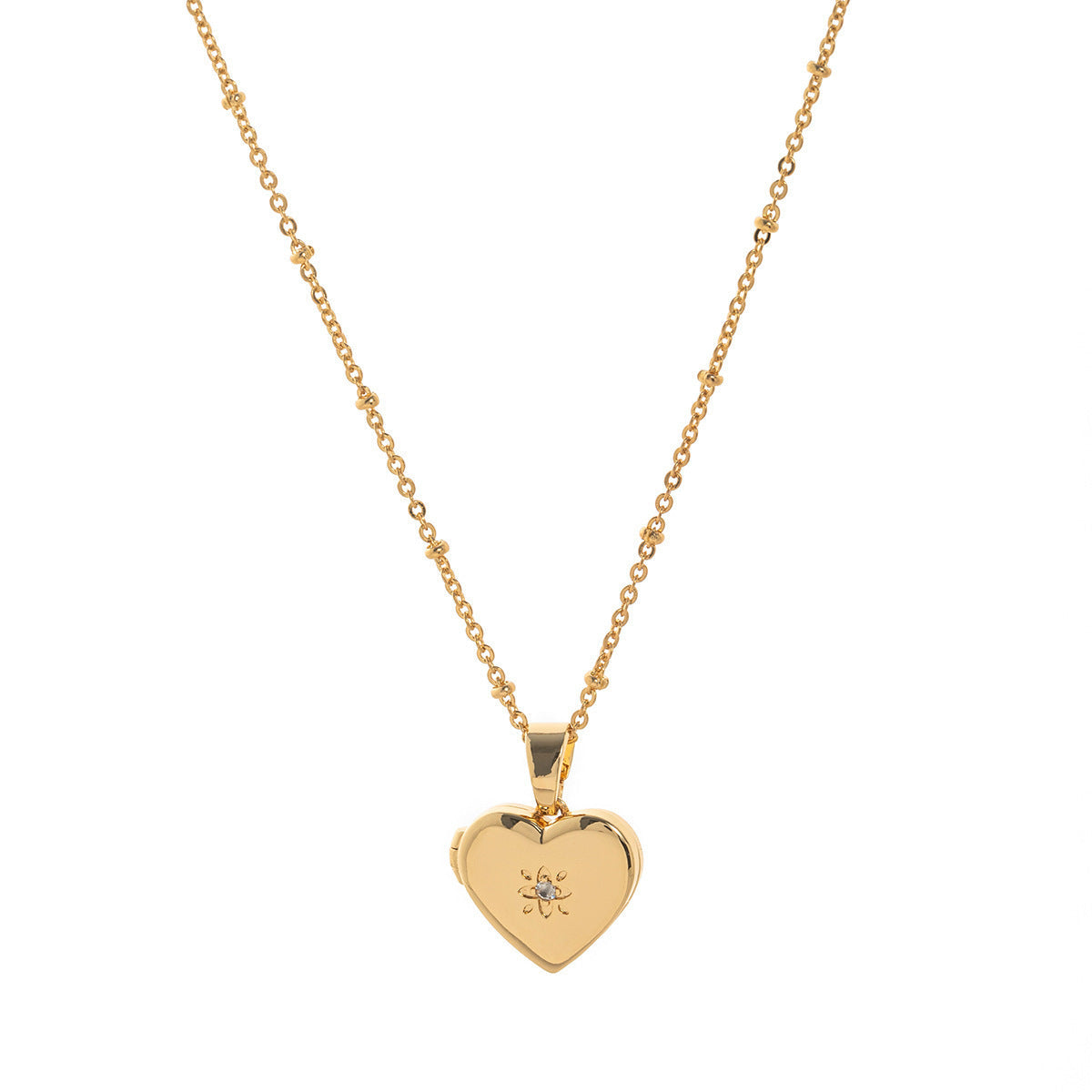 Album Frame Retro Simple Open Close Necklace