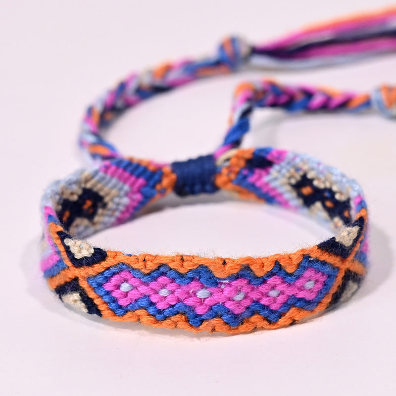 Stepped Into Nepal Ethnic Style Hand-knitted Bracelets