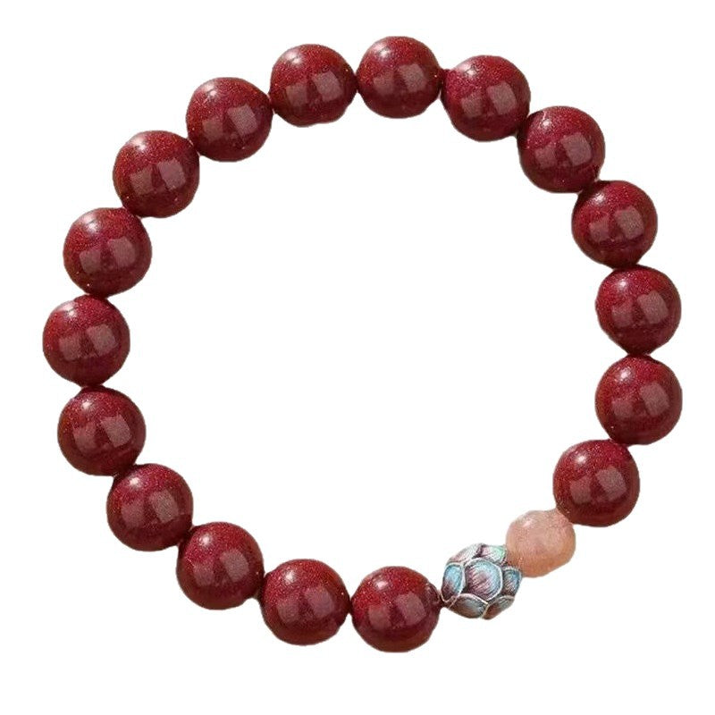 Cinnabar Life Bbs Female Lucky Beads Bracelet