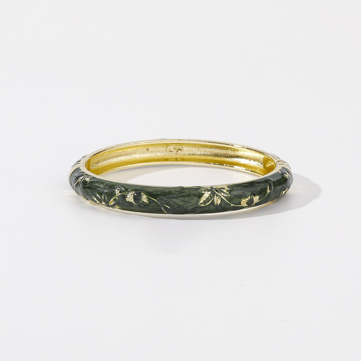 Old Zinc Alloy Imperial Palace Tourist Souvenir Enamel Bracelets