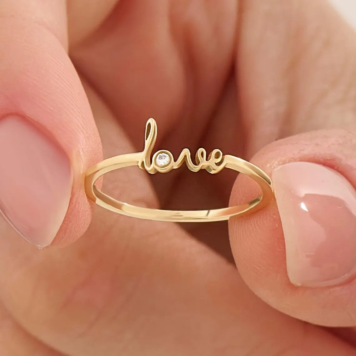 Sterling Sier Fashion French Style Ladies Daily Ring