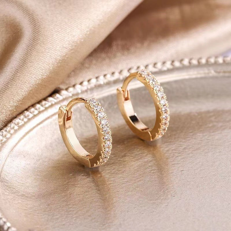 Women's High-grade Night Market Style Graceful Ear Clips Rings