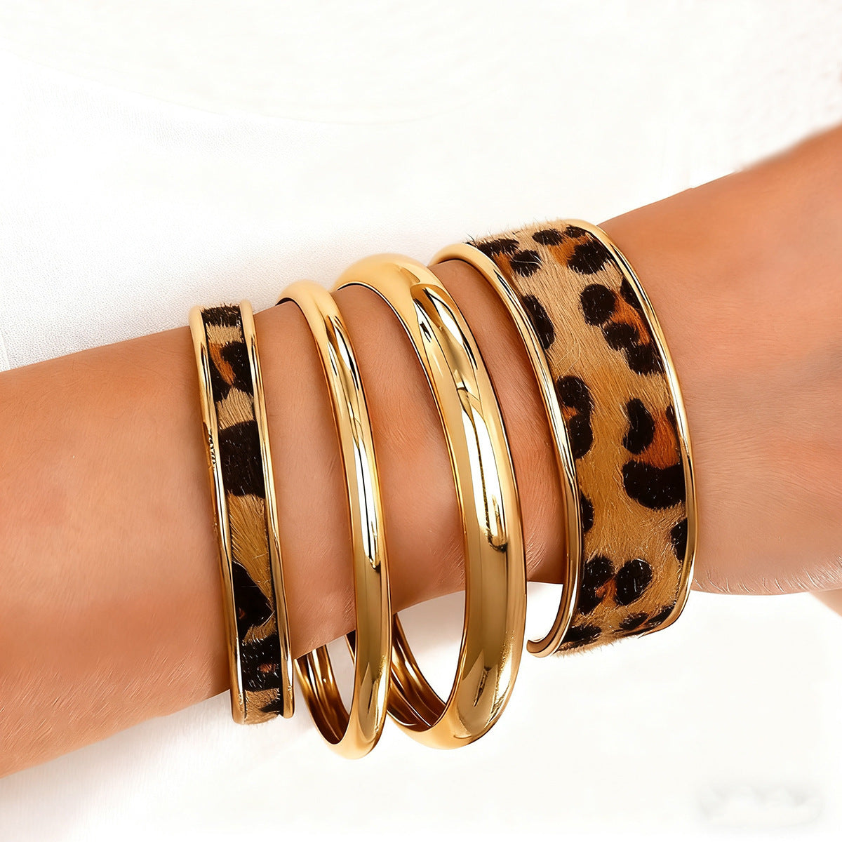 Personality Simple Chain Vintage Stylish Glossy Bracelets