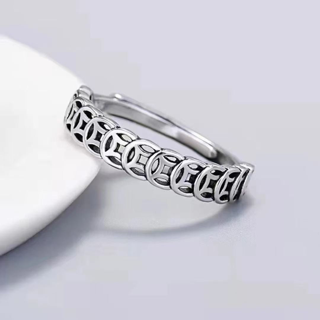 Fashion Wrap-around Open Money Drawing Luck Rings
