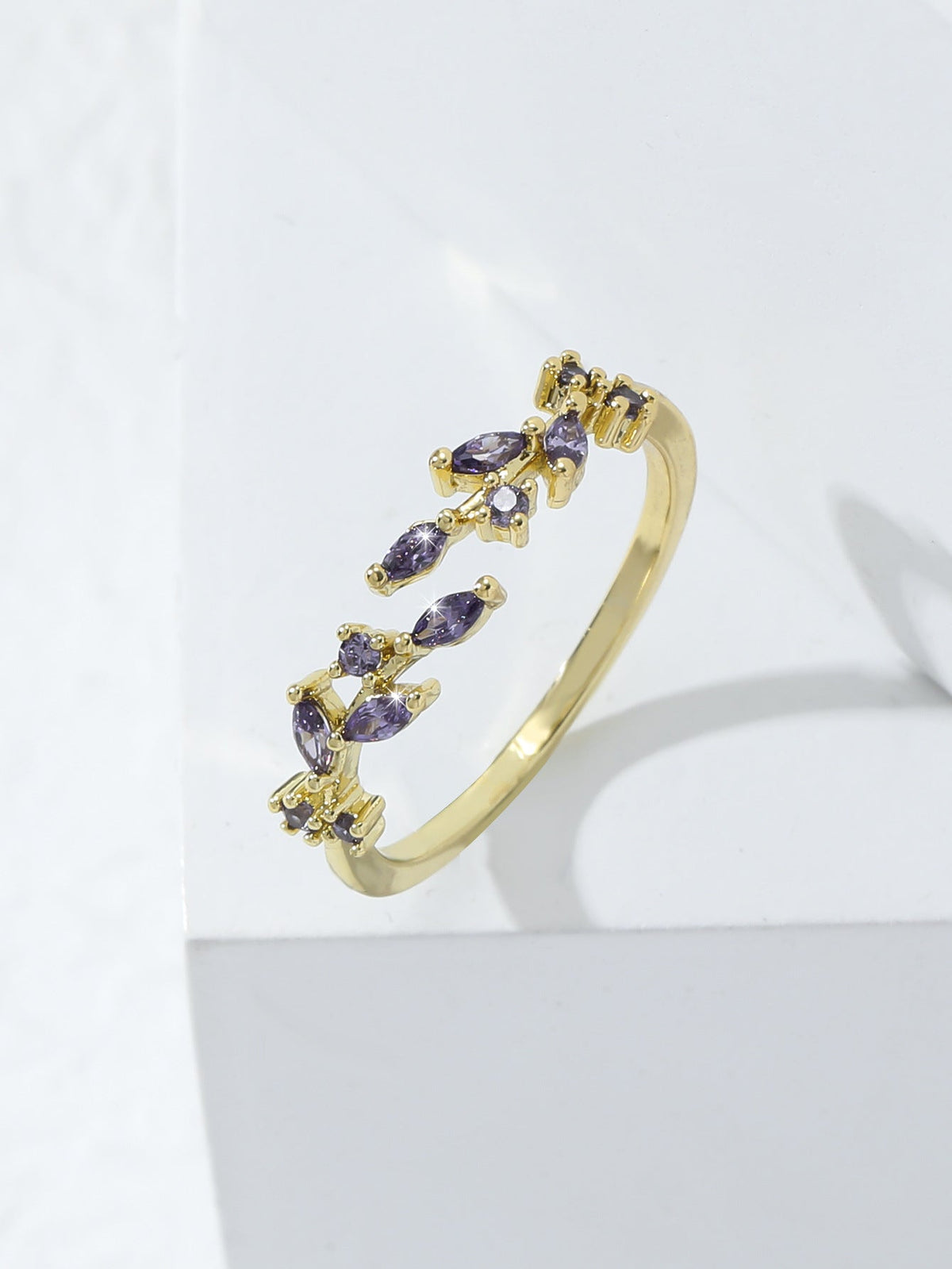 Flower Geometric Open Wheat Fashion Shank Rings