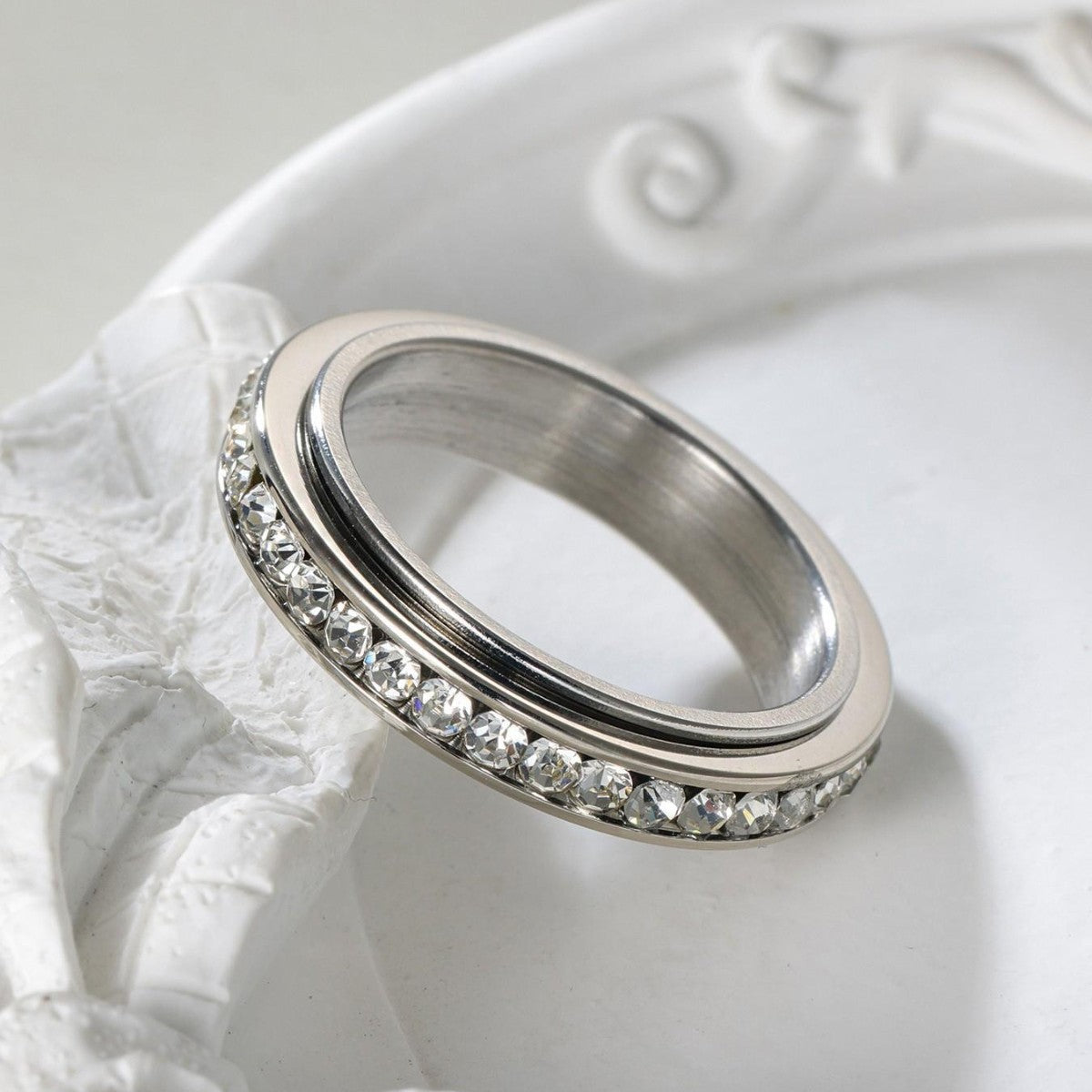 Diamond Niche Decompression Can Rotatable Tail Ring