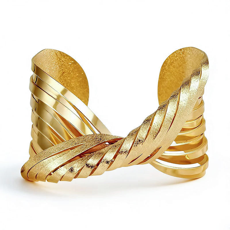 Open Irregular Twisted Fashion Personality Style Bracelet