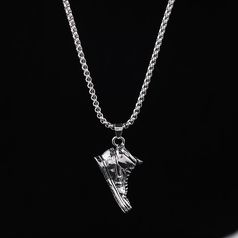Women's & Men's Steel Hip Hop Fashion Catwalk Sweater Necklaces
