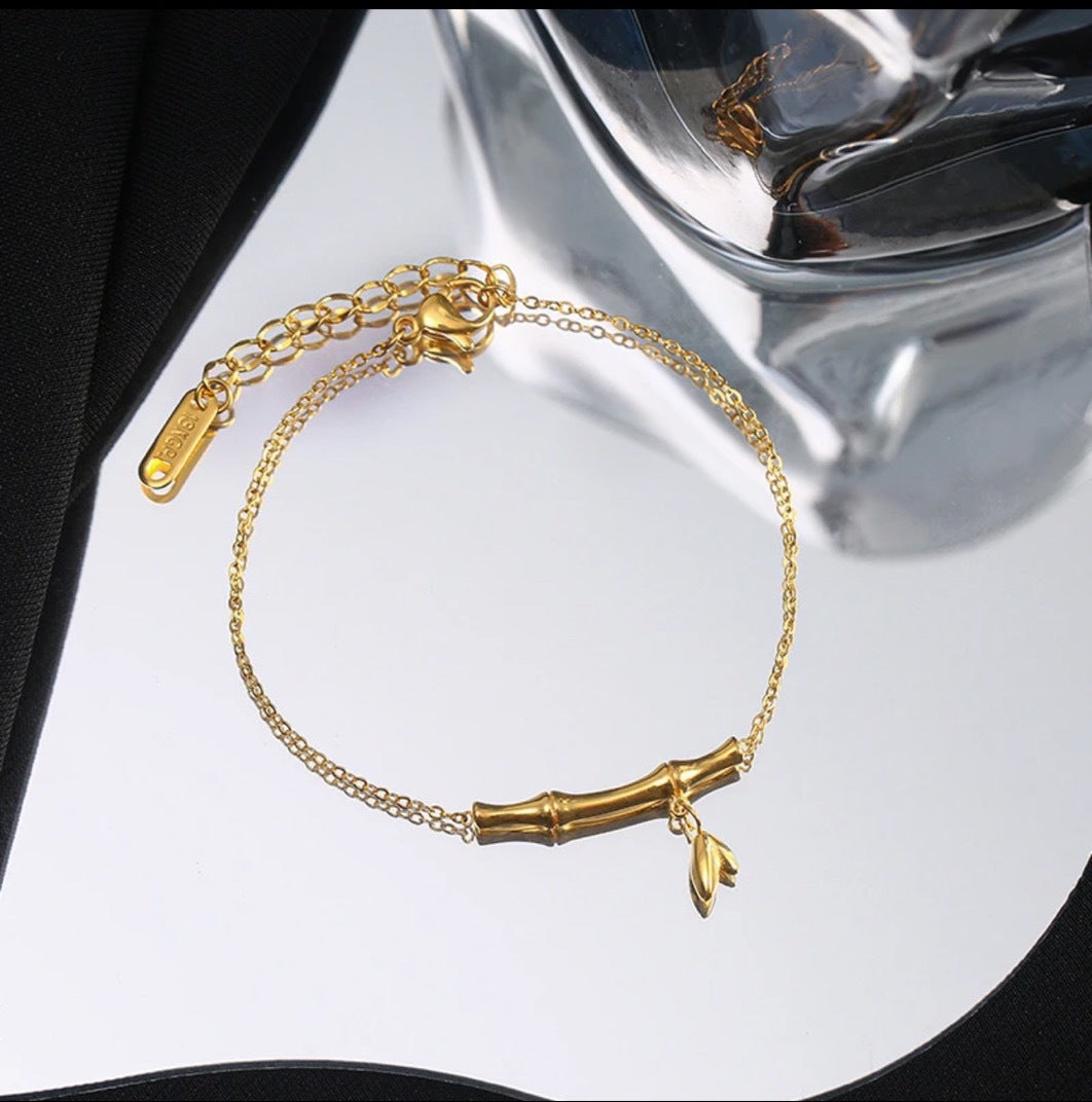 Women's Mei Chen Gold Simple Versatile Personality Affordable Luxury Bracelets