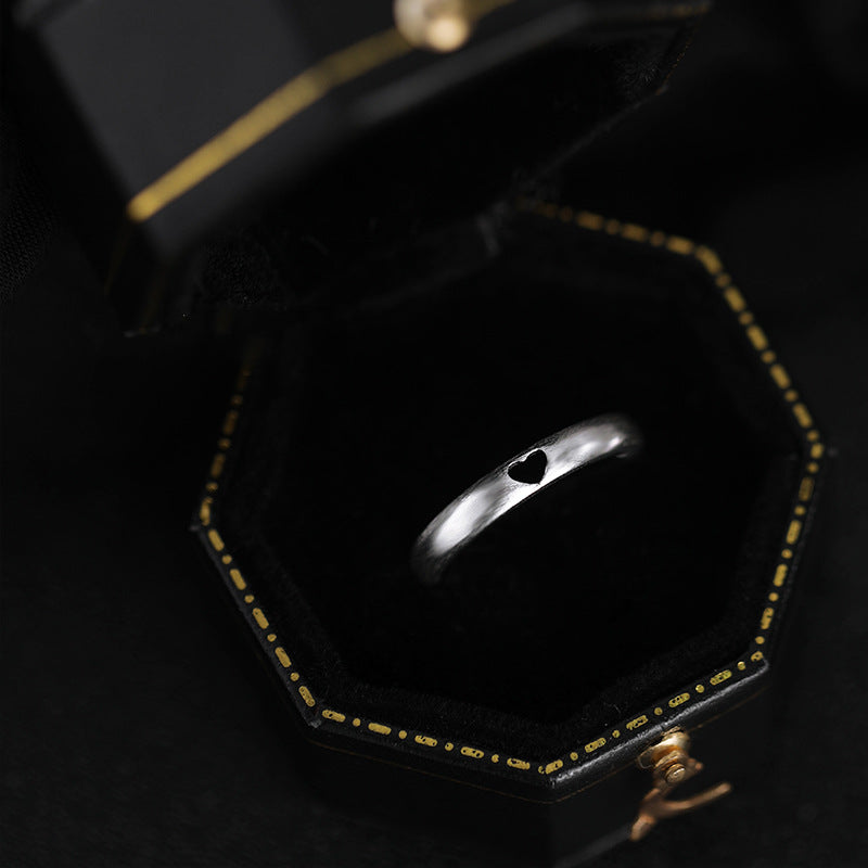 Sier Female Fashion Design Simple Index Finger Ring