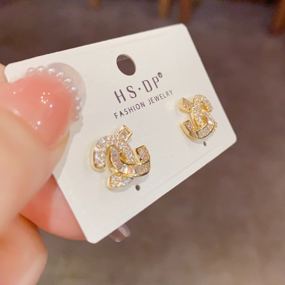 Cross Exquisite Refined Grace Affordable Luxury Fashion Earrings