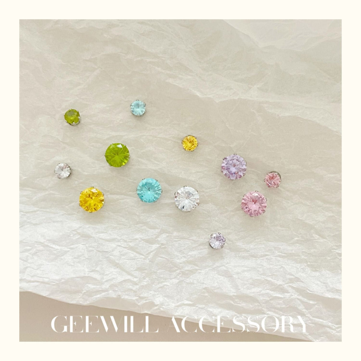 Women's Sweet Cool Style Super Flash Design Exquisite Colorful Zircon Ear Clip