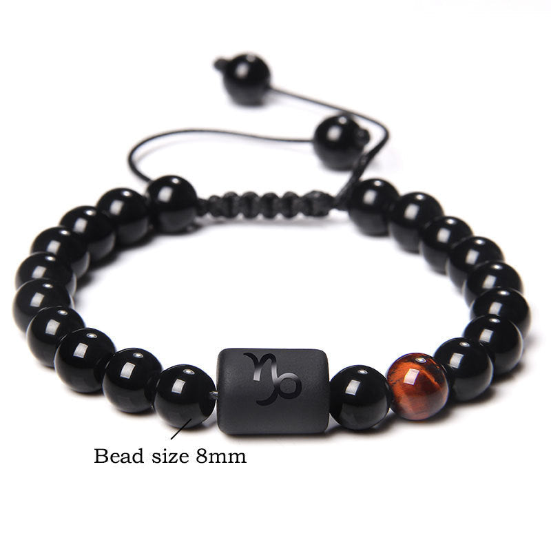 Women's & Men's Twee Constellation Woven Stone Beaded Adjustable Bracelet