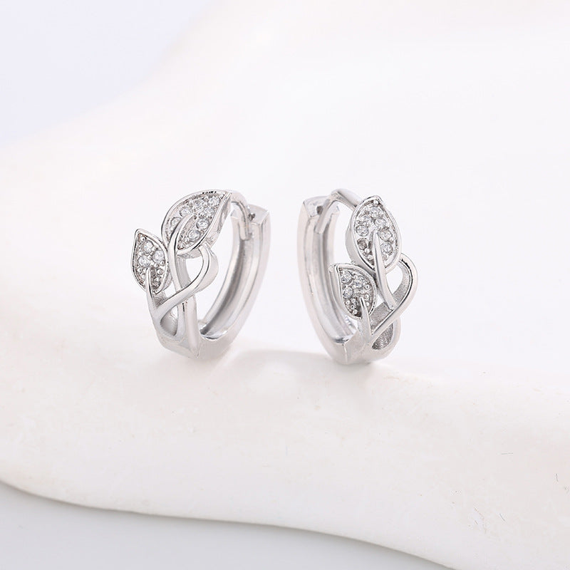 Women's High-grade Night Market Style Graceful Ear Clips Rings