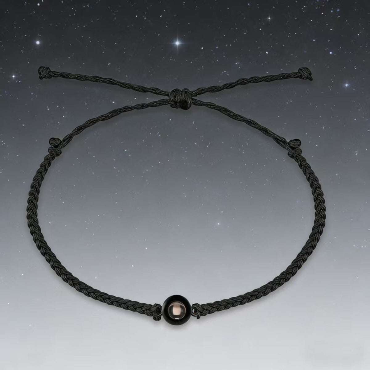Women's & Men's Simple Titanium Steel Hand-woven Projection Languages Love You Niche Bracelets