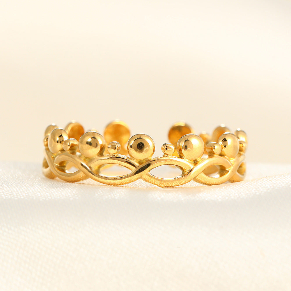 Women's Steel Good-looking Open Fashion Trendy Light Rings