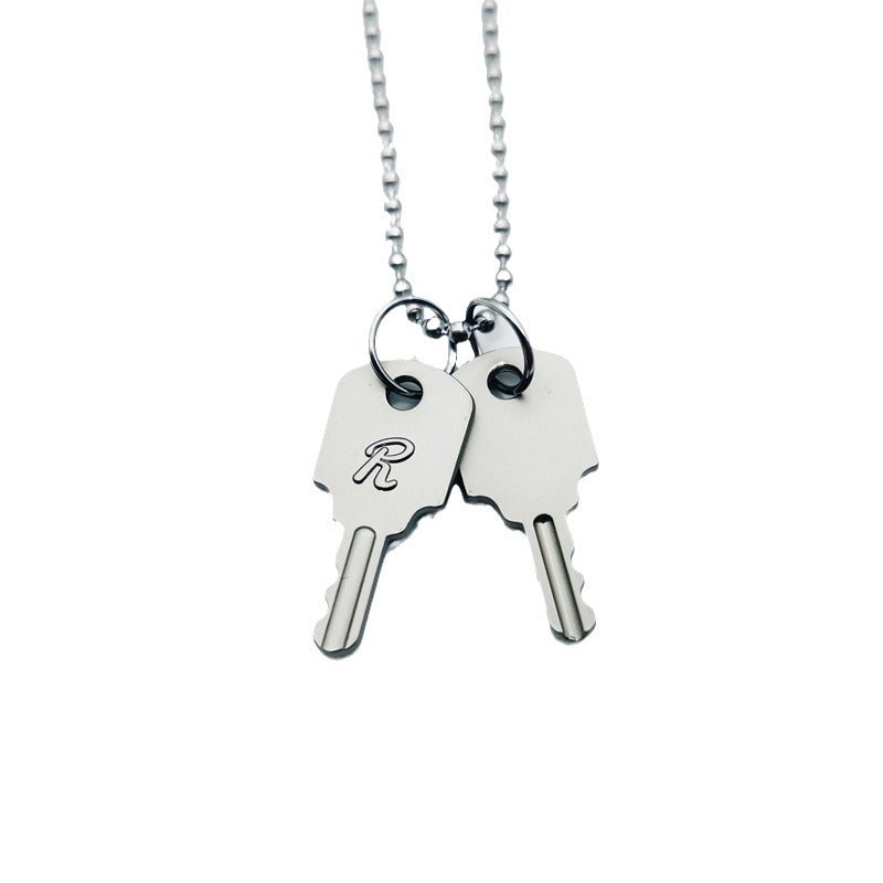Men's Unlockable Matte Fog Sand Punk Vintage Necklaces